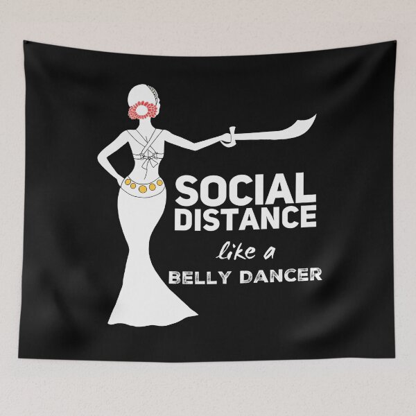 Item preview, Social Distance like a Belly Dancer designed and sold by meleyart.