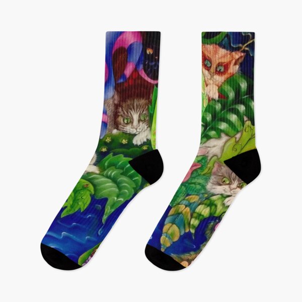 Item preview, Cats playing in the garden with a frog designed and sold by decasoart.