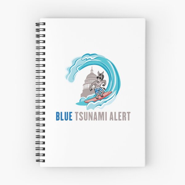 Item preview, Blue Tsunami Alert | Ride the Blue Wave designed and sold by Maria Garcia.