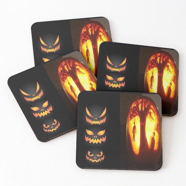Item preview, Halloween Evil Pumpkin Leggings designed and sold by HumorMe808.