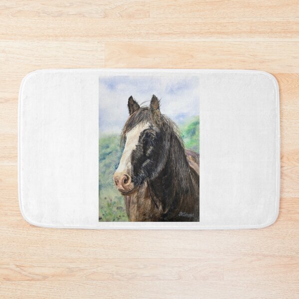Item preview, Scout: Watercolour painting of a handsome cob designed and sold by Double Dutch Designs.