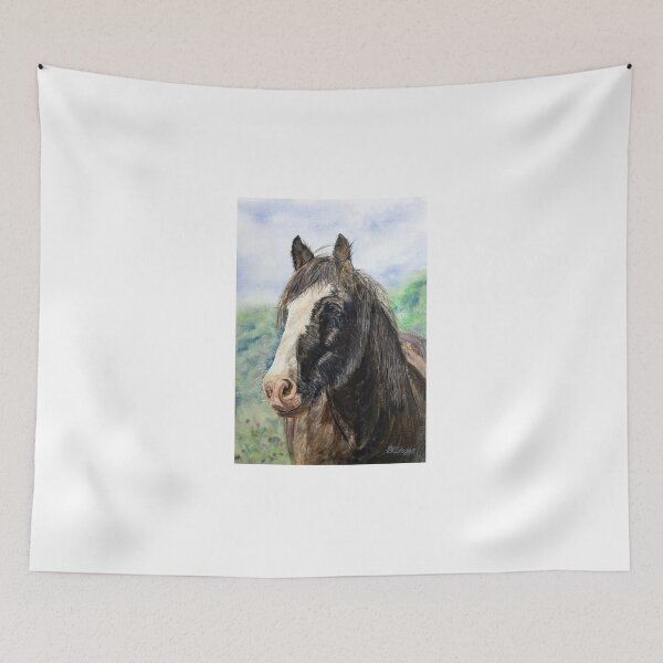 Item preview, Scout: Watercolour painting of a handsome cob designed and sold by Double Dutch Designs.