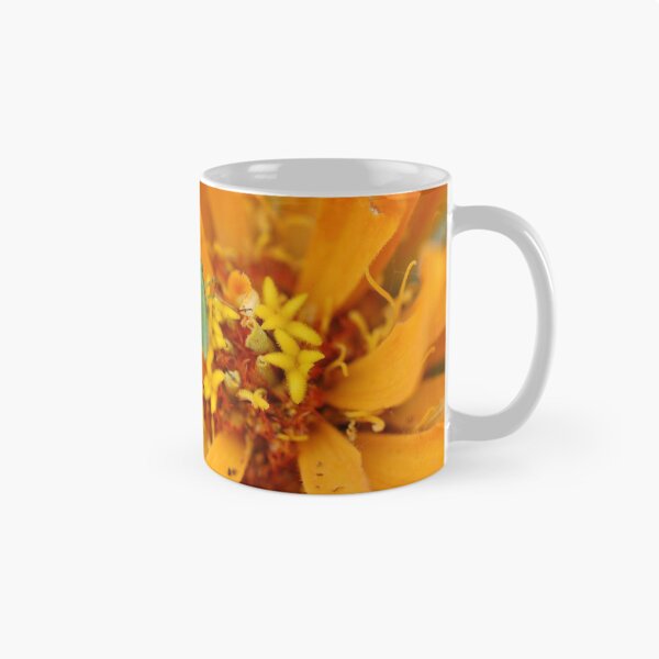 Item preview, Green bug on yellow flower designed and sold by PaleoPix.