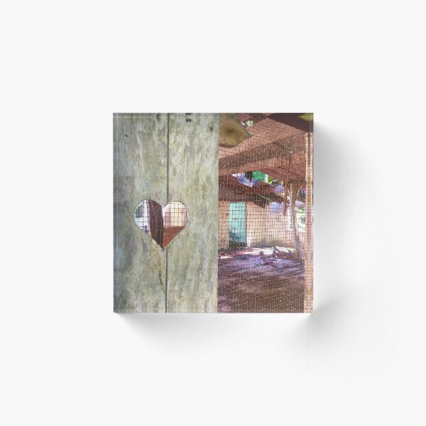 Abandoned Honeymoon Suite Acrylic Block