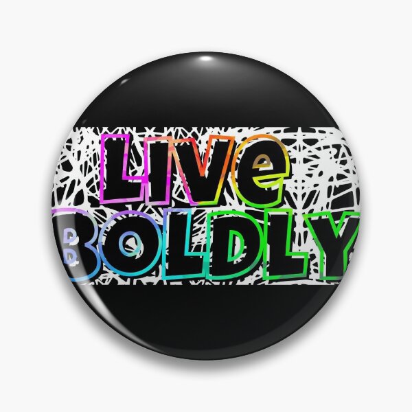 Item preview, Live Boldly designed and sold by Colorful Misfits.