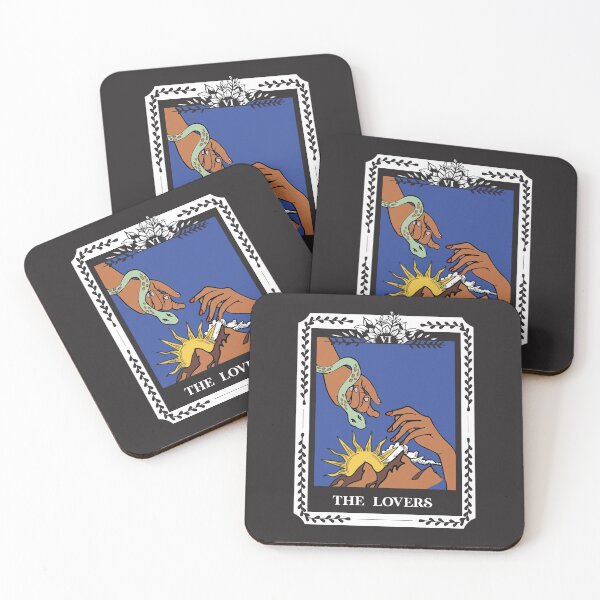 Item preview, The Lovers Tarot Card designed and sold by Moody  Thing.
