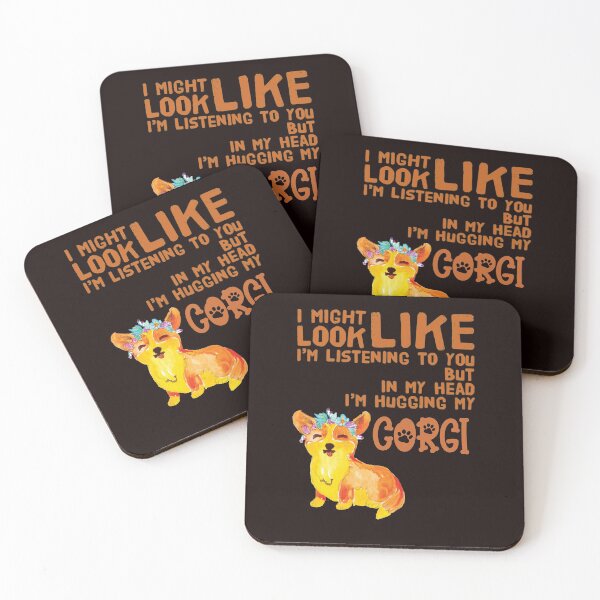 Item preview, Corgi Pet Lovers  Hugging My Corgi Dream Apparel designed and sold by Hema Thilakaratne.