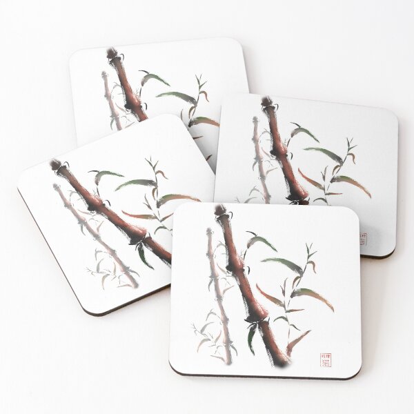 Item preview, Sumi-e bamboo chinese brush art designed and sold by CuisineCat.