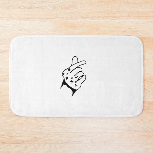 Item preview, jungkook hand tattoo finger heart designed and sold by Frances Flores.