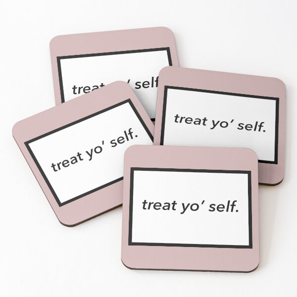 Item preview, treat yo' self box design designed and sold by 3meistudios.