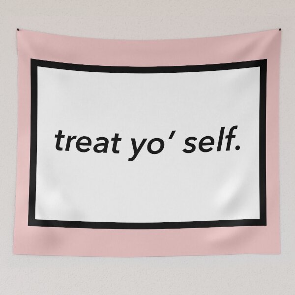 Item preview, treat yo' self box design designed and sold by 3meistudios.