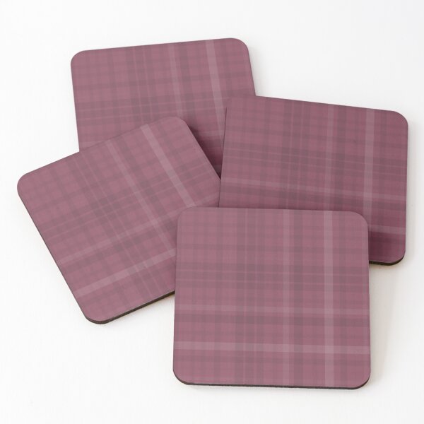 Item preview, Mulberry and plum shades plaid pattern designed and sold by Pattern-ify.