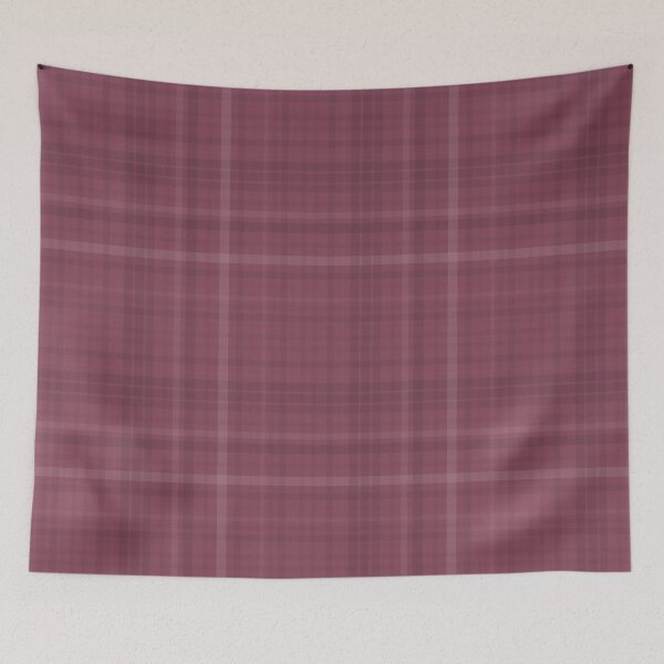 Item preview, Mulberry and plum shades plaid pattern designed and sold by Pattern-ify.