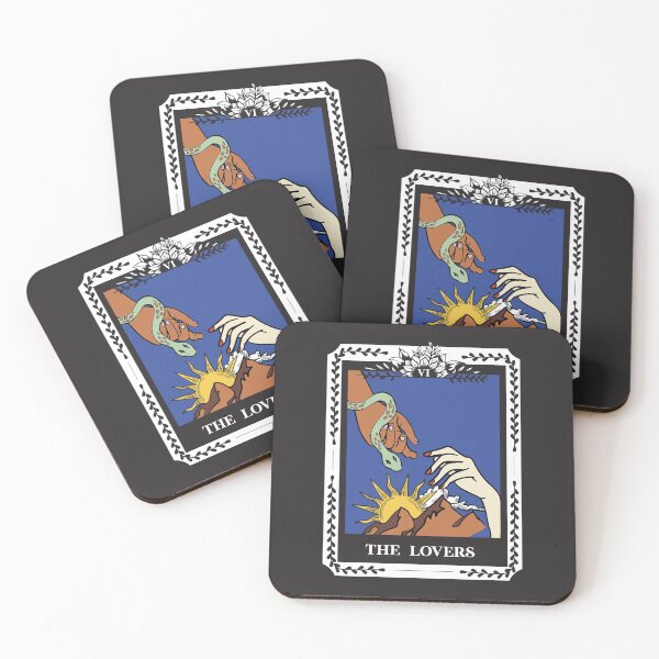 Item preview, The Lovers Tarot Card designed and sold by Moody  Thing.