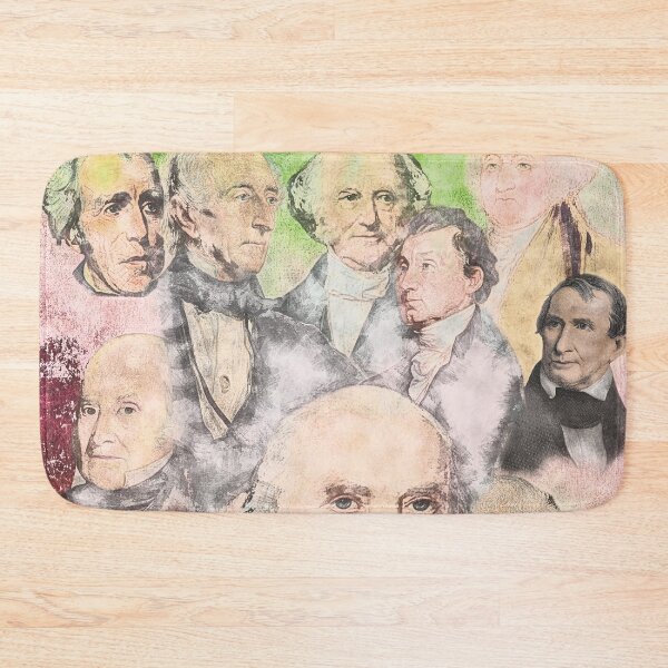 Item preview, First Ten United States Presidents Colored Charcoal Sketch designed and sold by aventi24.