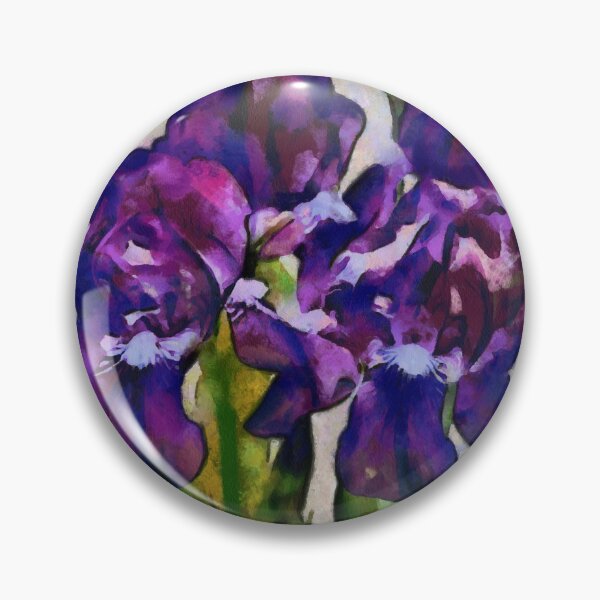 Artikelvorschau, Gemalte Iris im französischen Impressionistenstil entworfen und verkauft von AnnaMelekhina.