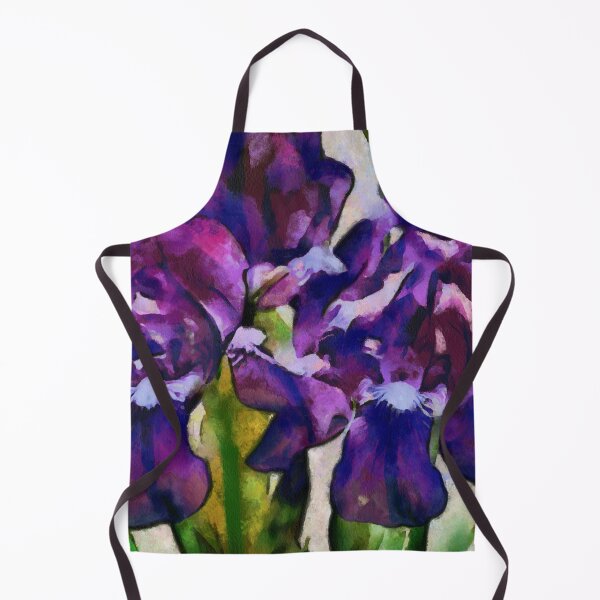 Item preview, Painted irises in French impressionists style designed and sold by AnnaMelekhina.