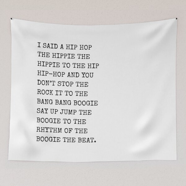 Item preview, Rapper’s Delight lyrics designed and sold by Flip & Flop.