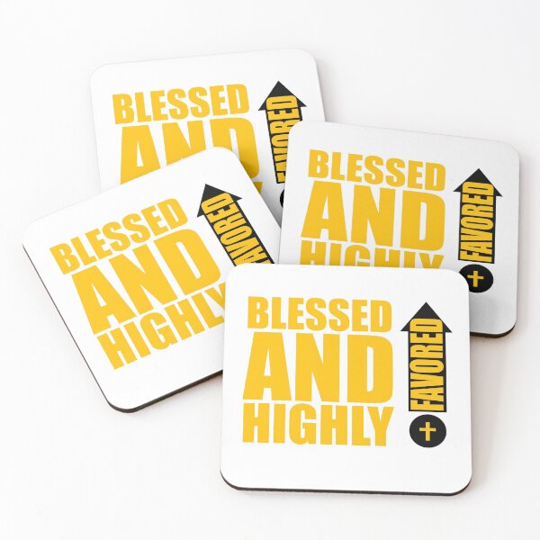 Item preview, Blessed And Highly Favored (Flat YLW)  designed and sold by JiveBoy.