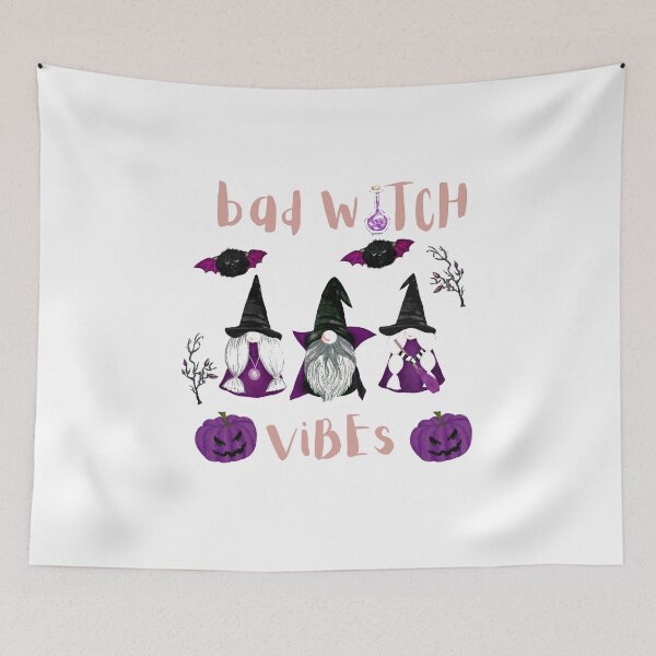 Item preview, BAD WITCH VIBES DESIGN T-SHIRT FOR HALLOWEEN. designed and sold by farhatkhanfir.