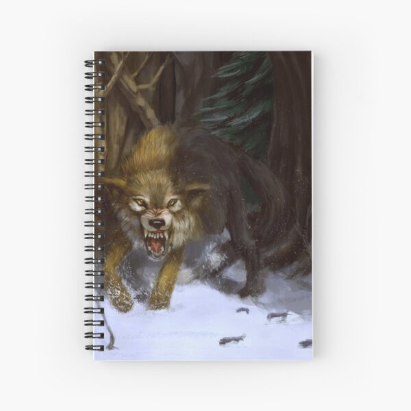 Lone Wolf Spiral Notebook