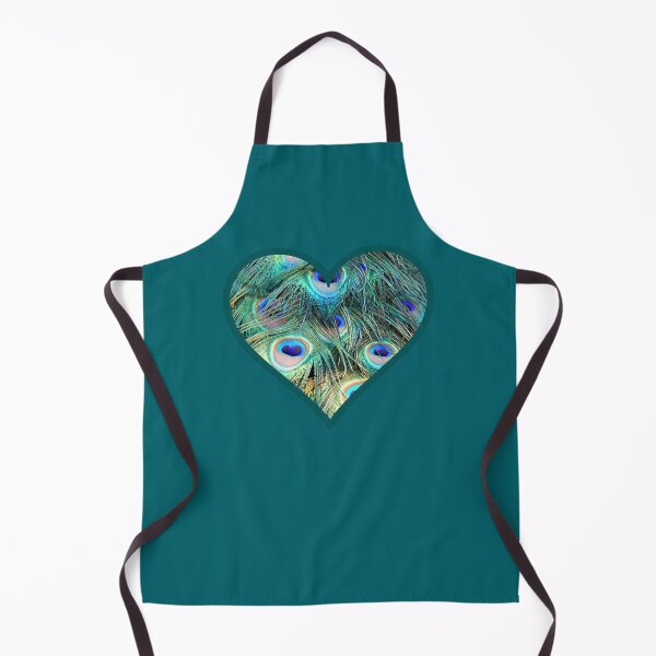 Item preview, Peacock Feather Heart designed and sold by Bumblefuzzies.
