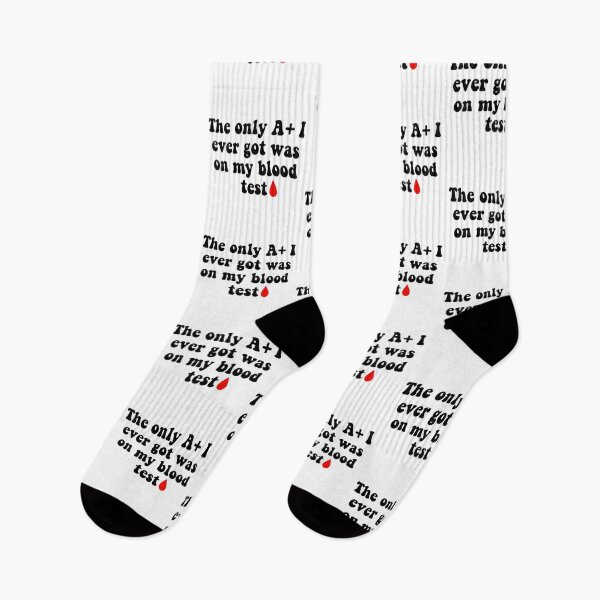 Item preview, Getting an A+ on a Blood Test Joke designed and sold by Slletterings.