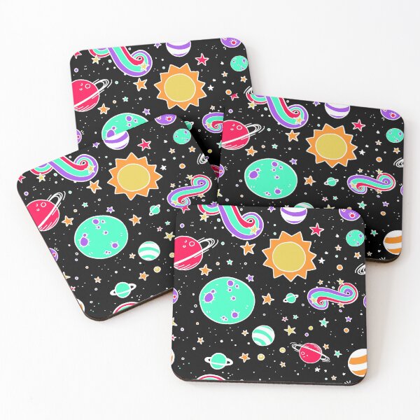 Item preview, Space Galaxy Pattern in Brights designed and sold by blackheart creations.