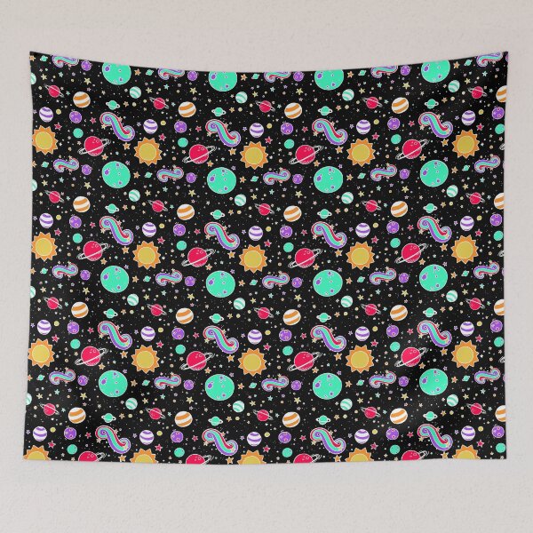 Item preview, Space Galaxy Pattern in Brights designed and sold by blackheart creations.