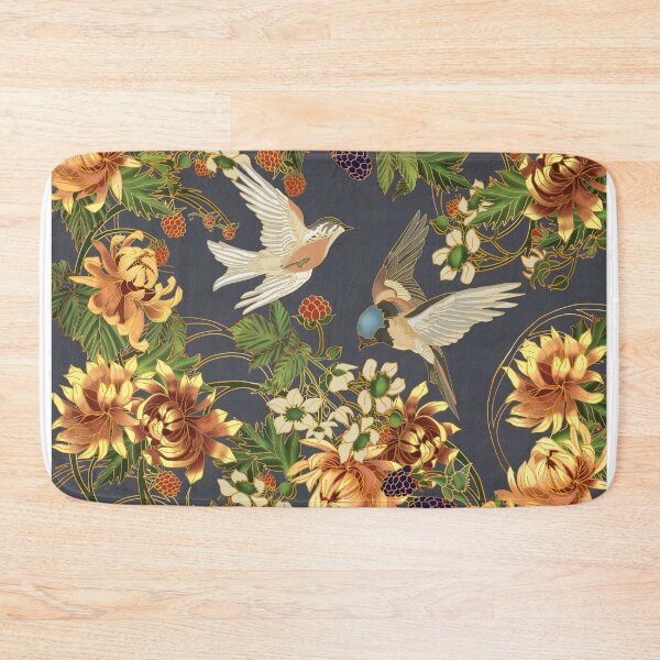 Item preview, Swallows and Raspberries designed and sold by The Willow Of  Rain City.