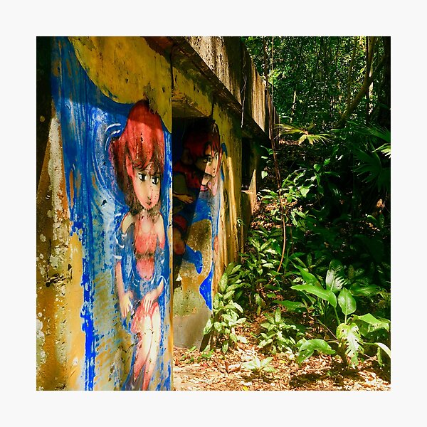Jungle Graffiti Photographic Print