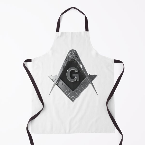 Item preview, Freemason Silver Square & Compass White Background Masonic designed and sold by MasterMasonMade.