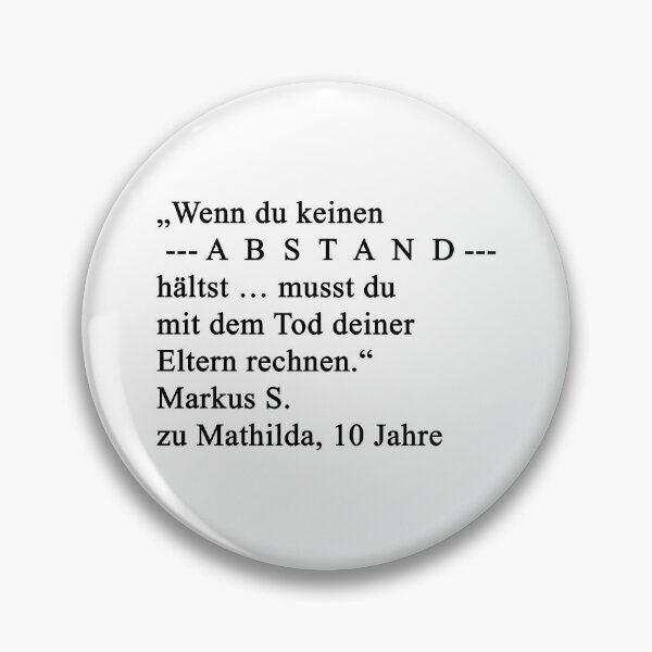 Artikelvorschau, Wenn du keinen Abstand hältst ... entworfen und verkauft von ARTmanhART.