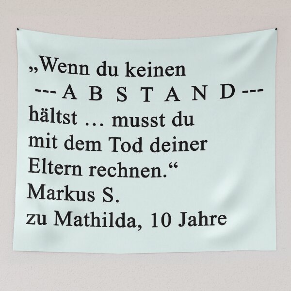 Artikelvorschau, Wenn du keinen Abstand hältst ... entworfen und verkauft von ARTmanhART.
