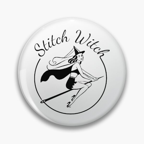 Item preview, Stitch Witch - Vintage PinUp Sewing Witch  designed and sold by LoreliDesigns.