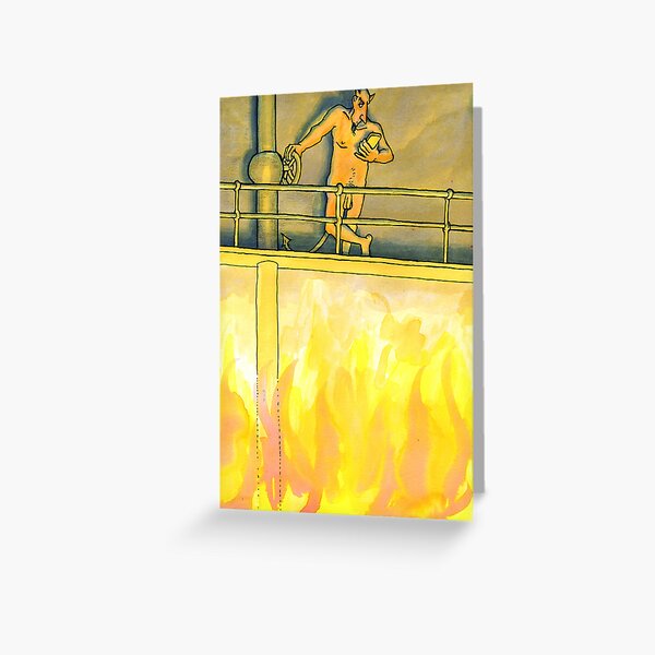 Phone Demon Greeting Card