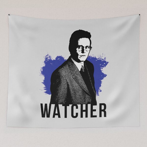 Item preview, Giles the Watcher - Violet with Black Text (BtVS) designed and sold by Vixetches.