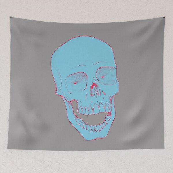 Item preview, Blue Skull for Lovers designed and sold by DeusDecoris.