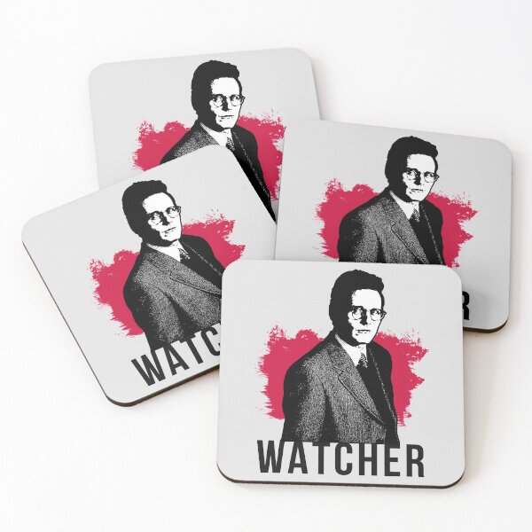 Item preview, Giles the Watcher - Red with Black Text (BtVS) designed and sold by Vixetches.
