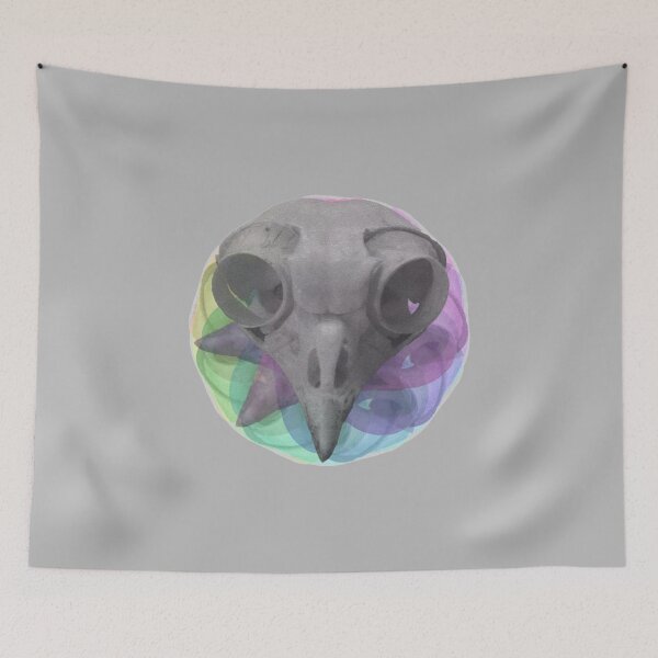 Item preview, Chromatic Bird Skull designed and sold by HeyFellowKids.