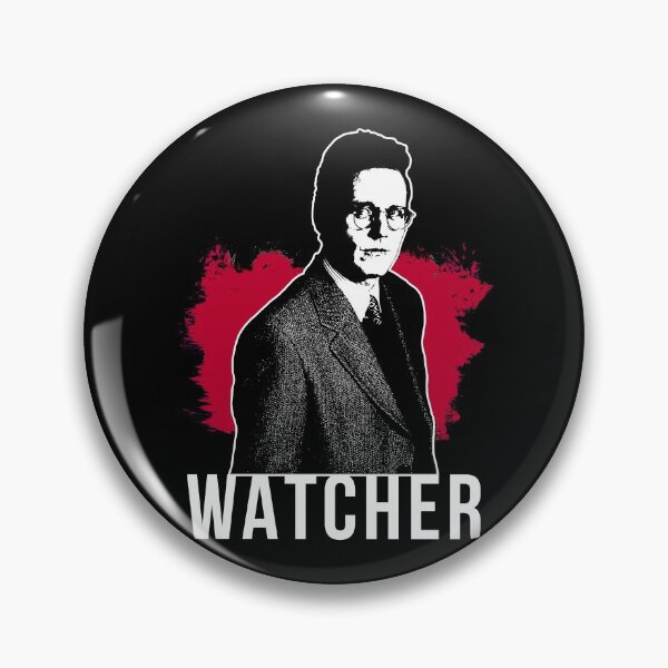 Item preview, Giles the Watcher - Red with White Text (BtVS) designed and sold by Vixetches.