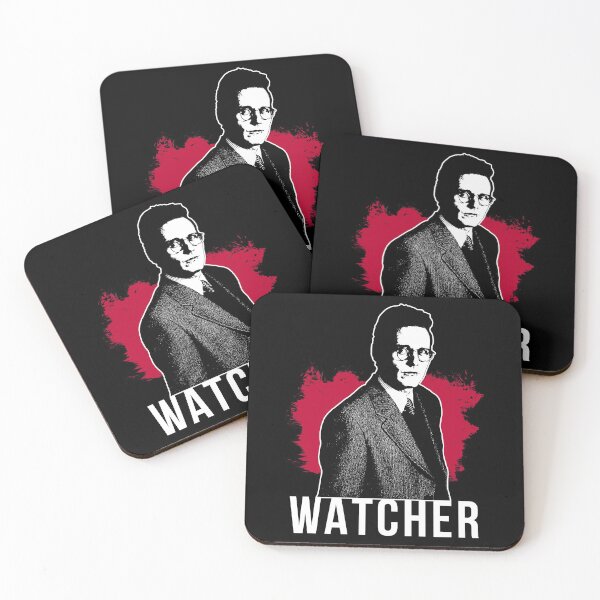 Item preview, Giles the Watcher - Red with White Text (BtVS) designed and sold by Vixetches.