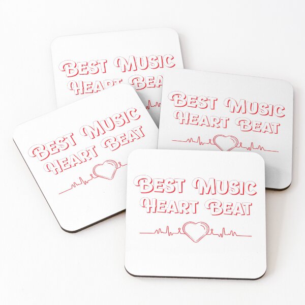 Item preview, Best Music Heart Beat Design designed and sold by UniversalMerch.