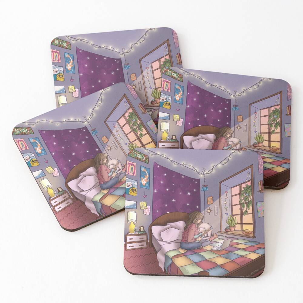 Item preview, Coasters (Set of 4) designed and sold by RashaDeiuliis.
