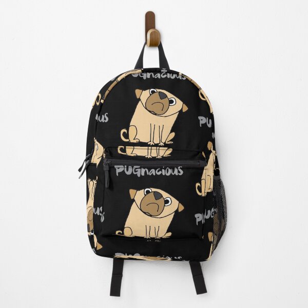 Item preview, Funny Pug Dog Pugnacious Pun Cartoon designed and sold by Nature's Fancy.