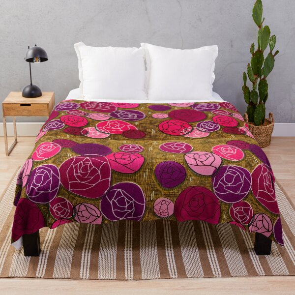 Item preview, Pink Rose Peony Gold Background designed and sold by Amelia Dean.