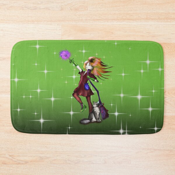 Item preview, Young sorcerer creating a fireball Green designed and sold by CuisineCat.