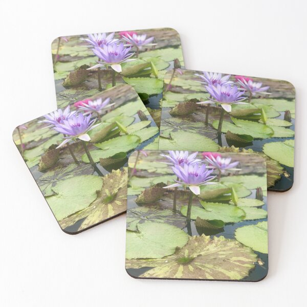 Item preview, Lilly Pads and Purple Flowers designed and sold by Kimberly  Bizjak.
