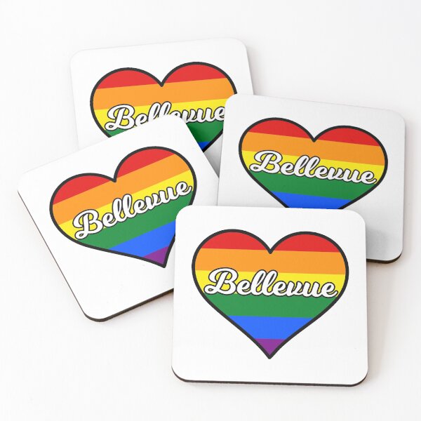 Item preview, Bellevue Washington Gay Pride Heart designed and sold by fearcity.