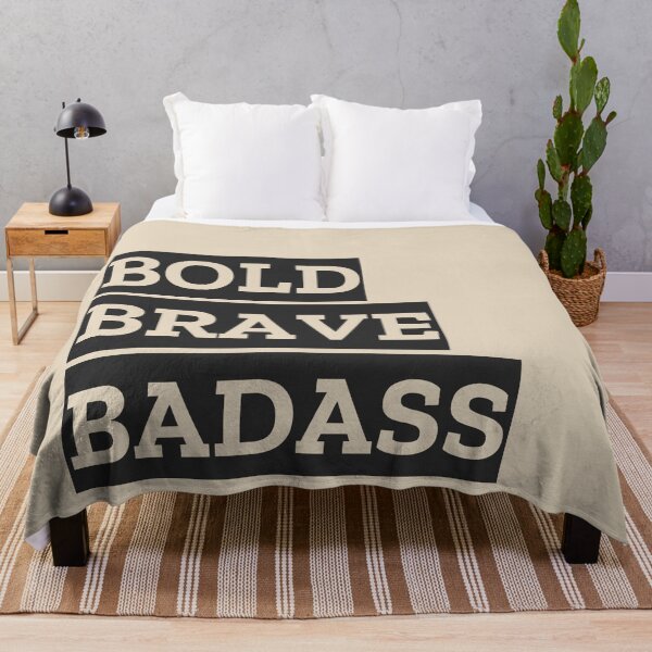 Item preview, Bold brave badass designed and sold by Flip & Flop.